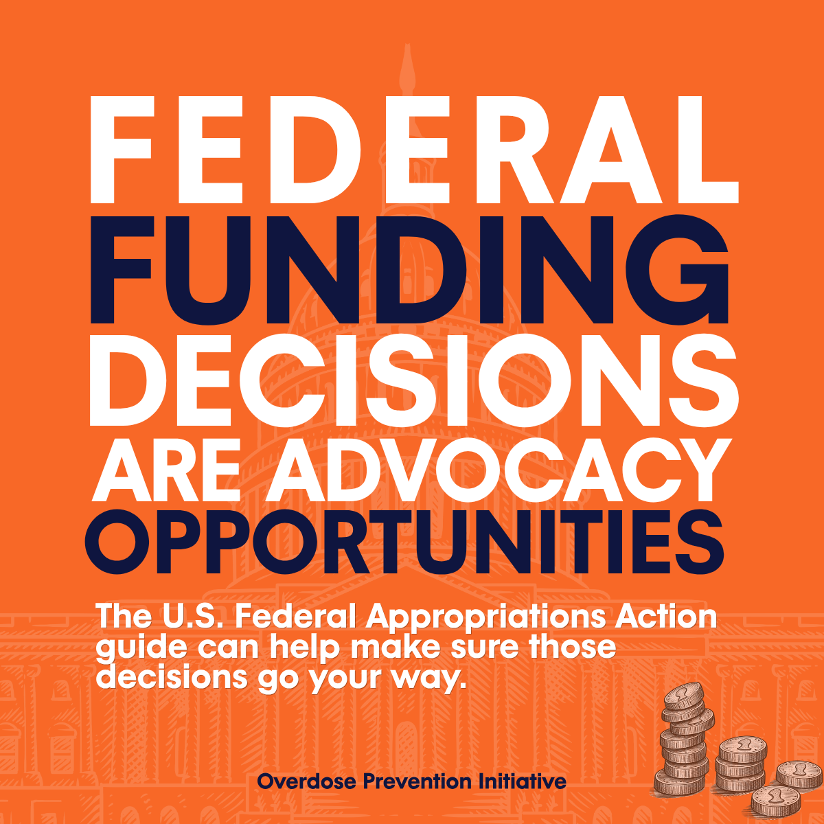 GHAI's free U.S. Federal Appropriations Action Guide shows public health advocates how federal funding decisions are made and how to influence them.